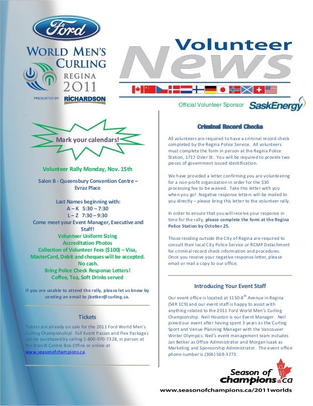 2011 fwmcc volunteer newsletter sept 2010