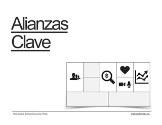 Alianzas
Clave


Hola Global Entrepreneurship Week   www.cedim.edu.mx
 