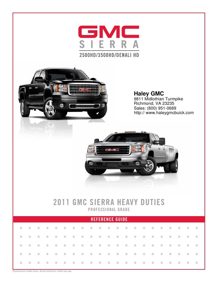 2011 GMC Sierra Richmond VA Haley GMC Buick