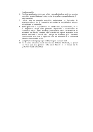 2011 guia para implementar los consejos de estudiantes