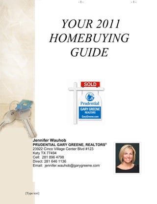 2011 homebuying guide