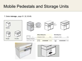 Mobile Pedestals and Storage Units

7. Select storage., page 31, 32, 63-66.




                                          INTERWORKS
 