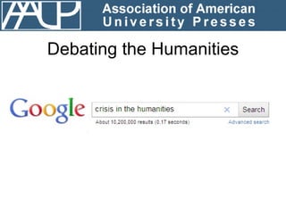 Debating the Humanities 