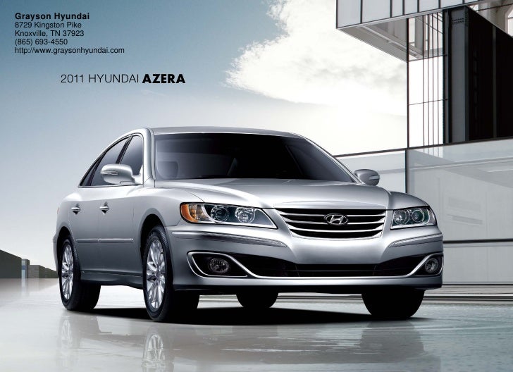 2011 Hyundai Azera Grayson Hyundai Knoxville, TN
