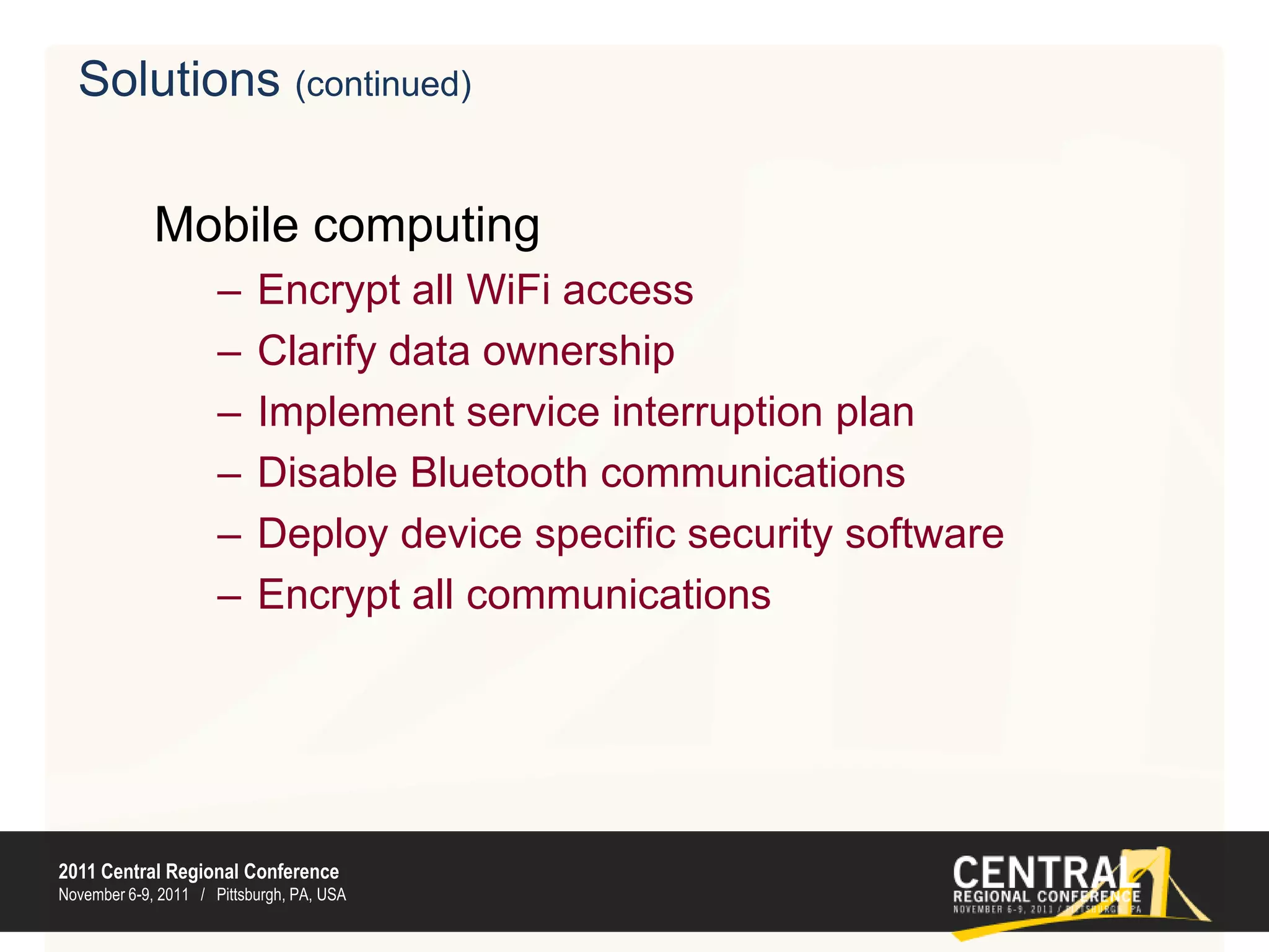 Dedicated computer resources provided by an off-site third-party or use of Cloud technologies on a private internal network