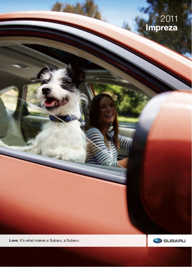 2011 Subaru Impreza Digital Brochure