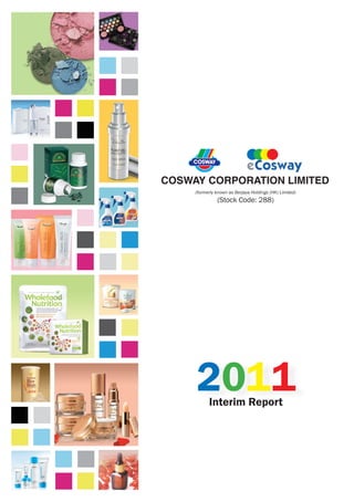 (formerly known as Berjaya Holdings (HK) Limited)
          (Stock Code: 288)




2011  Interim Report
 