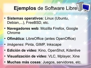 Breve introducción al Software Libre (2011) | PDF