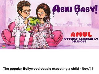 The popular Bollywood couple expecting a child - Nov.'11                                                                  