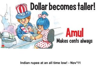 Indian rupee at an all time low! - Nov'11                                                                  