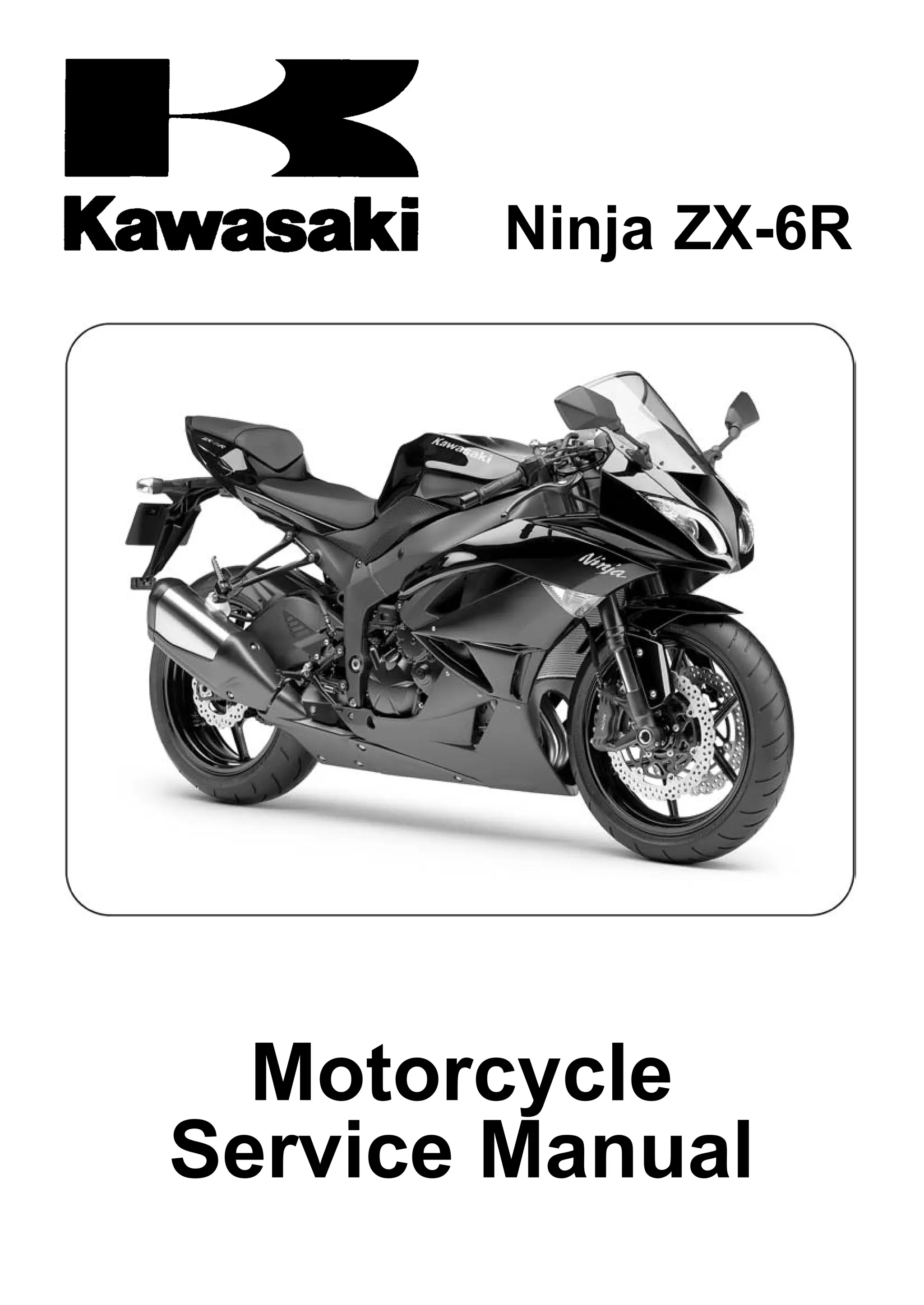2011 kawasaki zx600 rb service repair manual | PDF