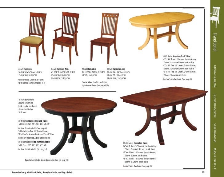 Keystone Collection Furniture Catalog