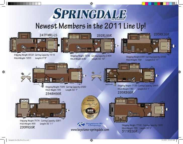 2011 Keystone Springdale Brochure