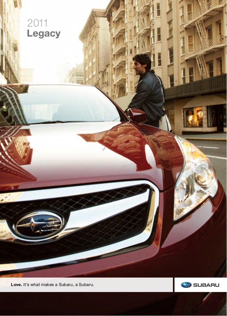 2011 Subaru Legacy Digital Brochure