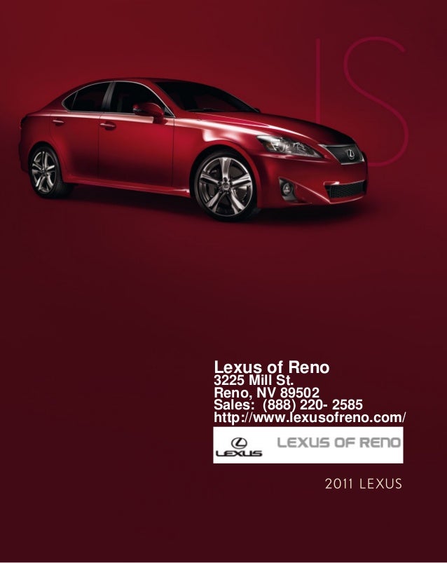 2011 Lexus IS F11 Reno NV Lexus of Reno