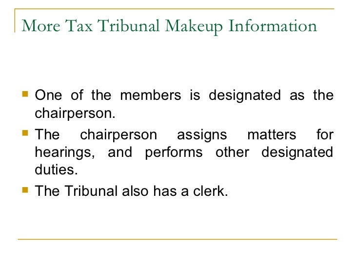 Entire Tribunal Property Tax Petition Entire Tribunal Property Tax Petition