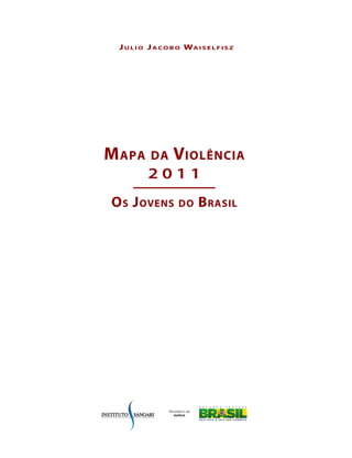J u l i o J a c o b o Wa i s e l f i s z




M apa       da     Violência
           2011
o s J oVens          do     b rasil
 
