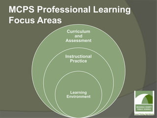 MCPS Professional LearningFocus Areas