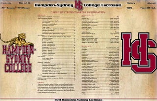 2011 media guide | PDF