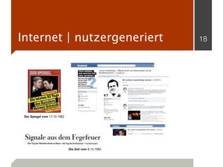 Internet | nutzergeneriert                             18




 Der Spiegel vom 17.10.1982




                              Die Zeit vom 8.10.1982
 