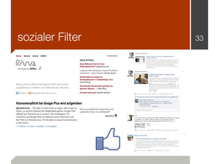 sozialer Filter   33
 