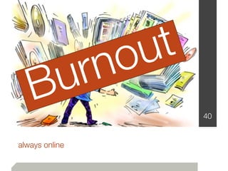 o u t
   B ur n
                        40


always online
 