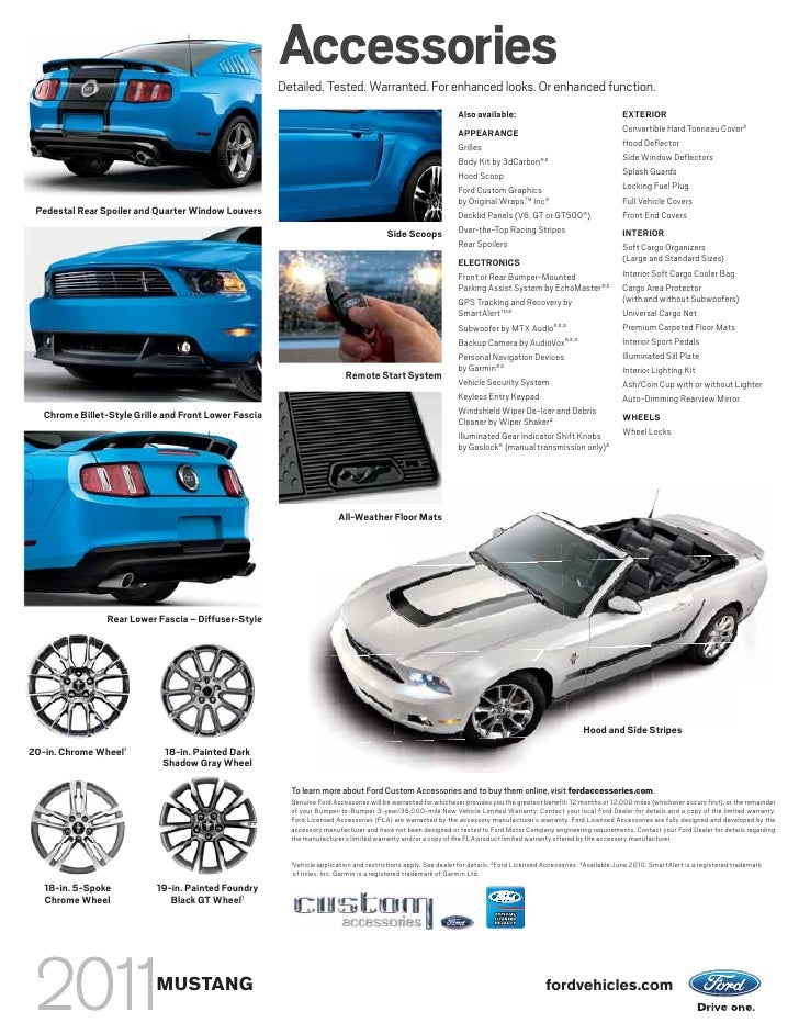 2011 Mustang Brochure