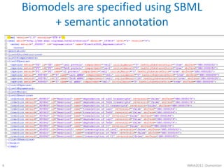 Formal representation of models in systems biology | PPTX