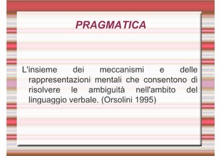  natura e sviluppo del linguaggio