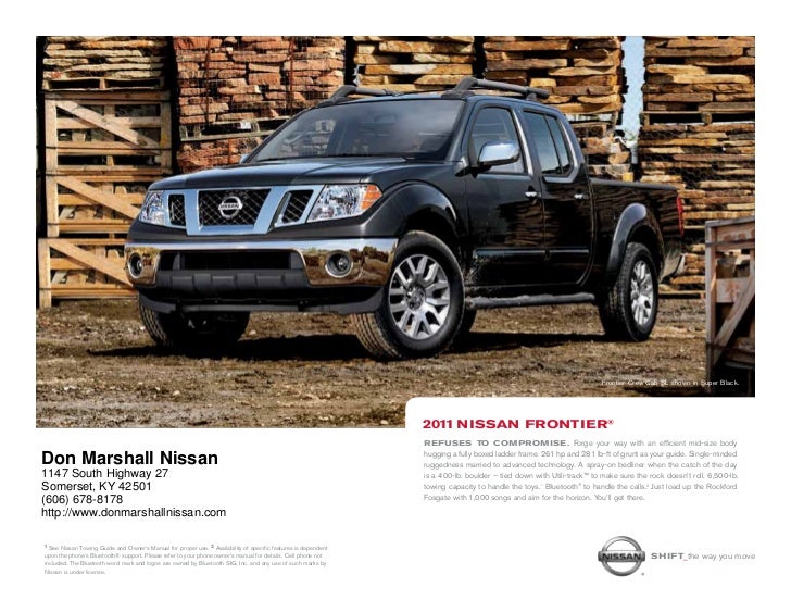 2011 Nissan Frontier For Sale Near Lexington Ky Don