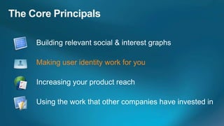 Making user identity work for you
 