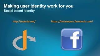 http://openid.net/   https://developers.facebook.com/
 