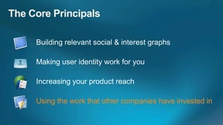 Using the work that other companies have invested in
 