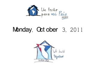 Monday, October 3, 2011