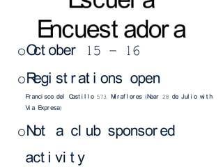 Permission SlipsLA NOCHE SIN TECHO