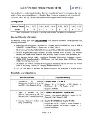 2011 pmir bfm course outline PDF 2011 pmir bfm course outline PDF