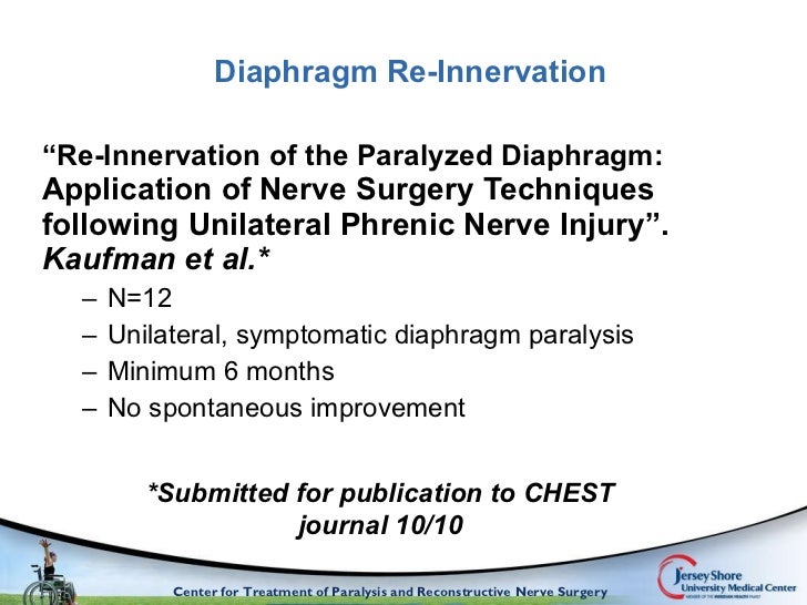 Comprehensive surgical management of the paralyzed diaphragm