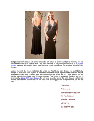 2011 prom dresses ombre and glittering