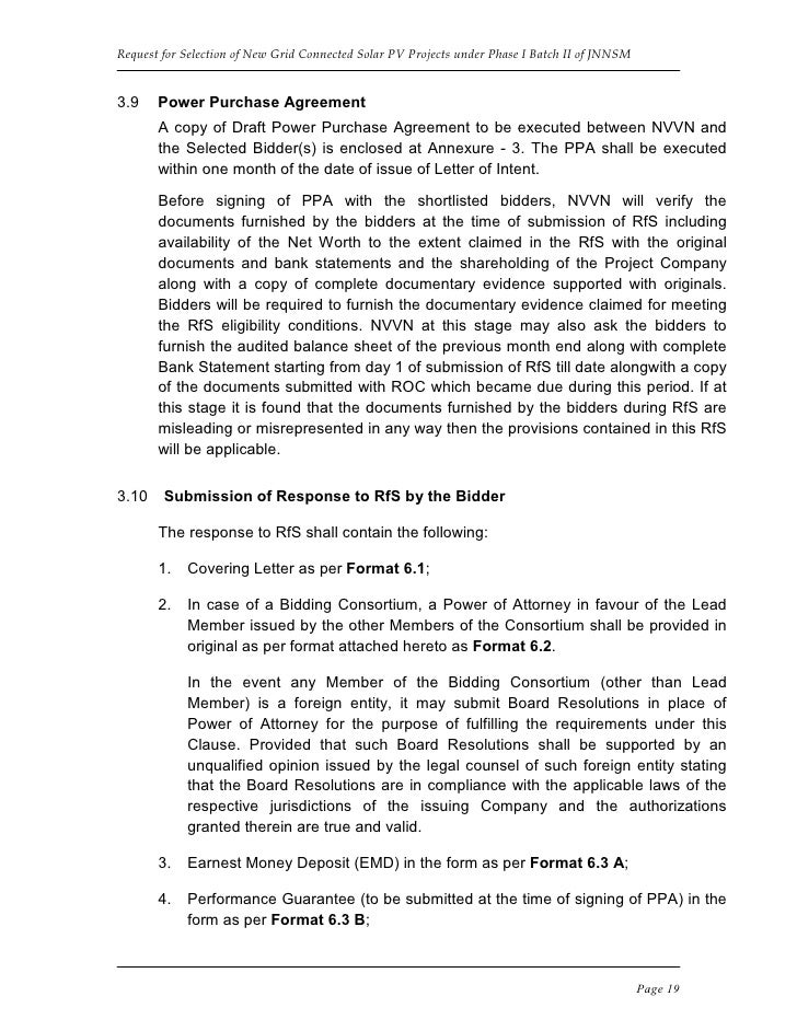 power purchase agreement sample