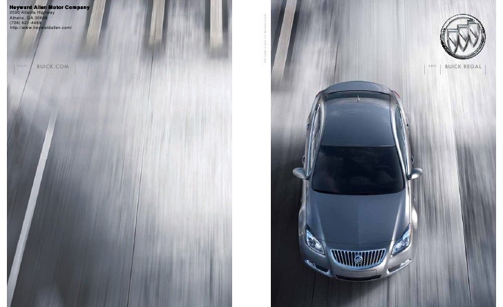 Heyward Allen Gmc >> 2011 Buick Regal Brochure Heyward Allen Motor Company ... Heyward Allen Gmc >> 2011 Buick Regal Brochure Heyward Allen Motor Company ...