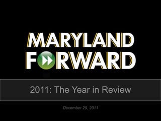 2011: The Year in Review December 29, 2011 