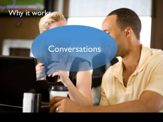 Why it works…



          Conversations
 