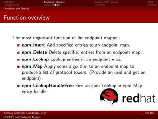 DCERPC and Endpoint Mapper | PPT