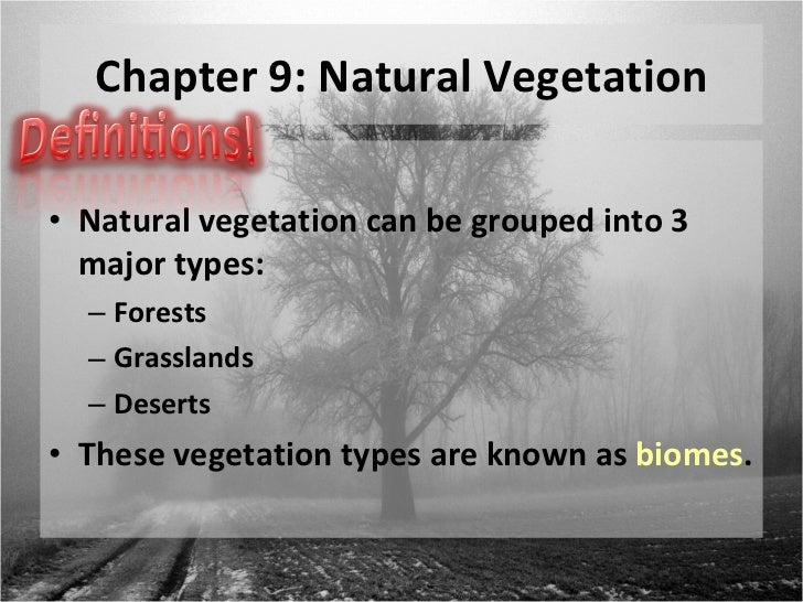 2011 sec 3 elective geography chapter 03 • types of natural vegetation