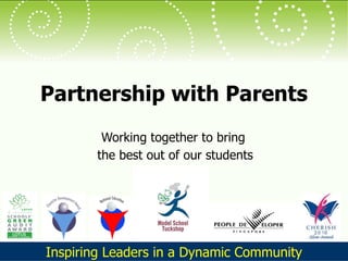 Partnership with Parents Working together to bring  the best out of our students 