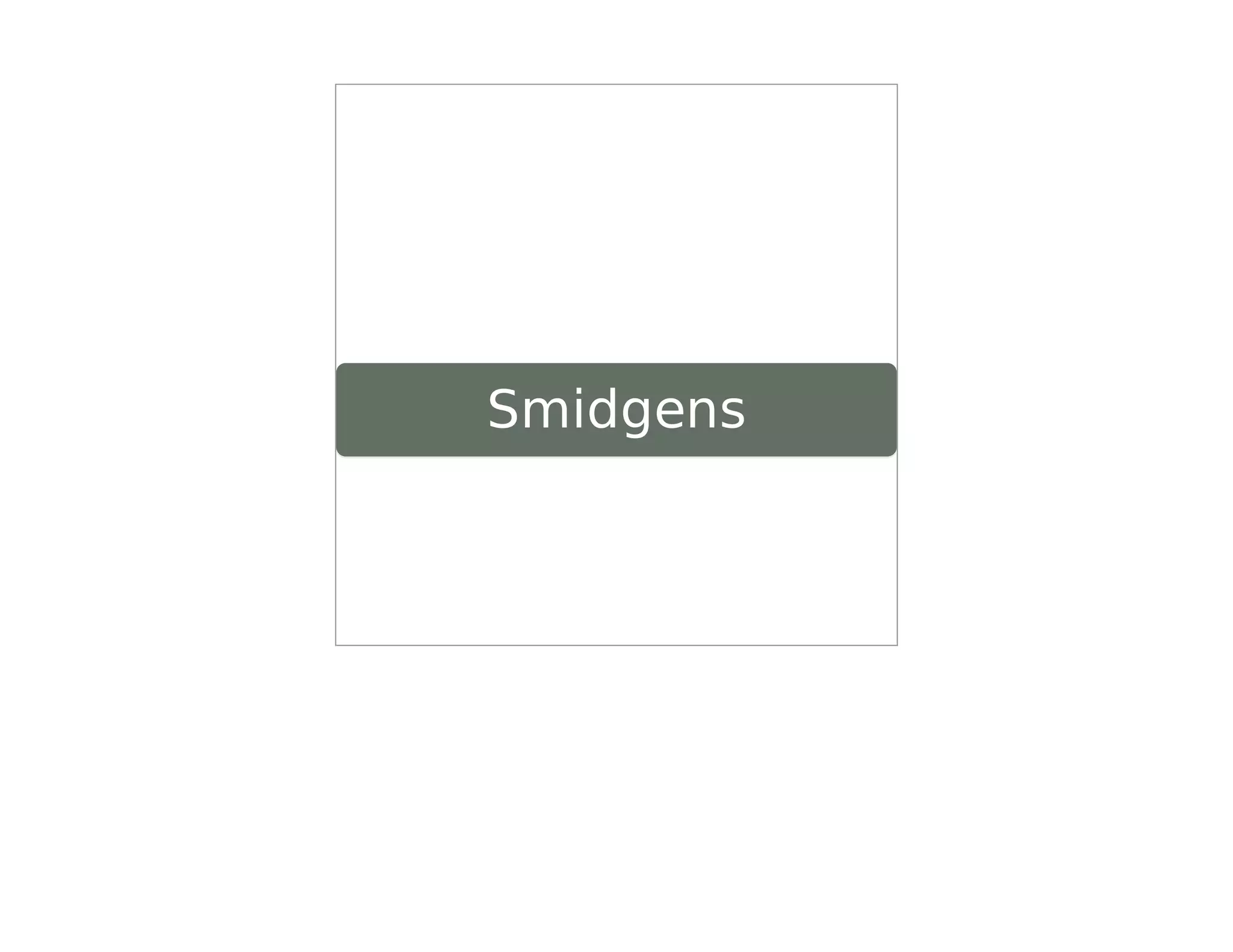 Smidgens
 