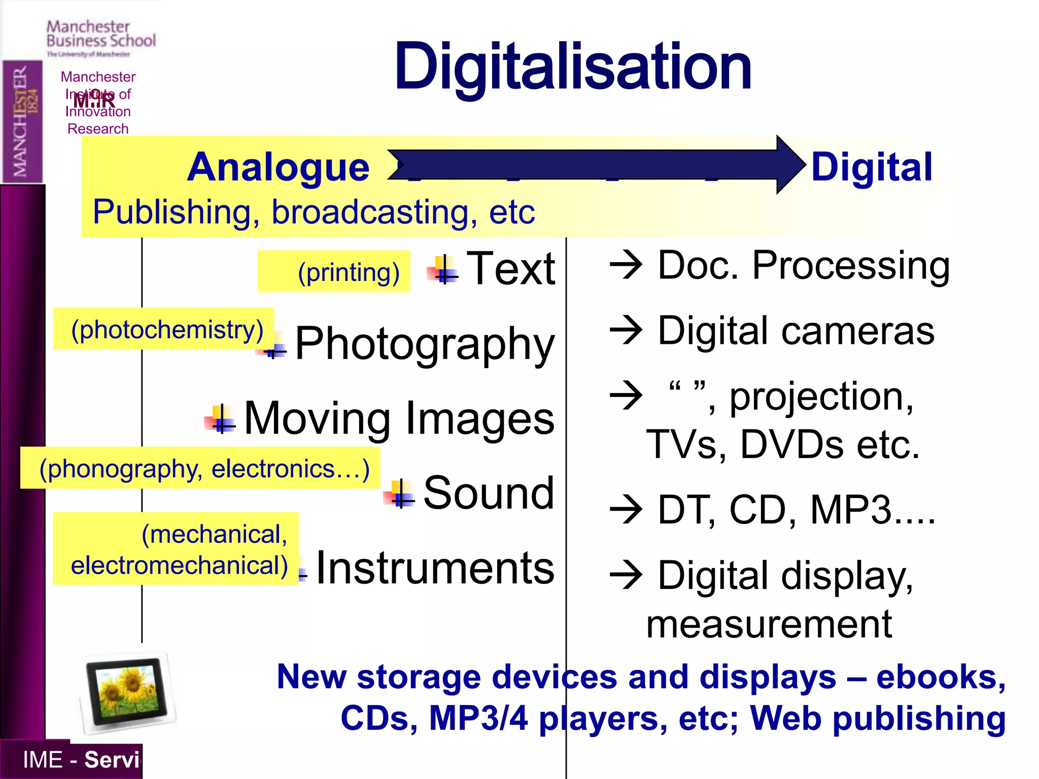The taskDecide on your product and on the strategy/ies you will pursue.  (5 mins+15 mins.)Consider what capabilities you will require to implement this:Types of KnowledgeWorkforce skillsAlliancesEtc					(30 minutes)Decide on what the most urgent of these are, and how you will address them.  (10 mins)Manchester Institute of Innovation Research