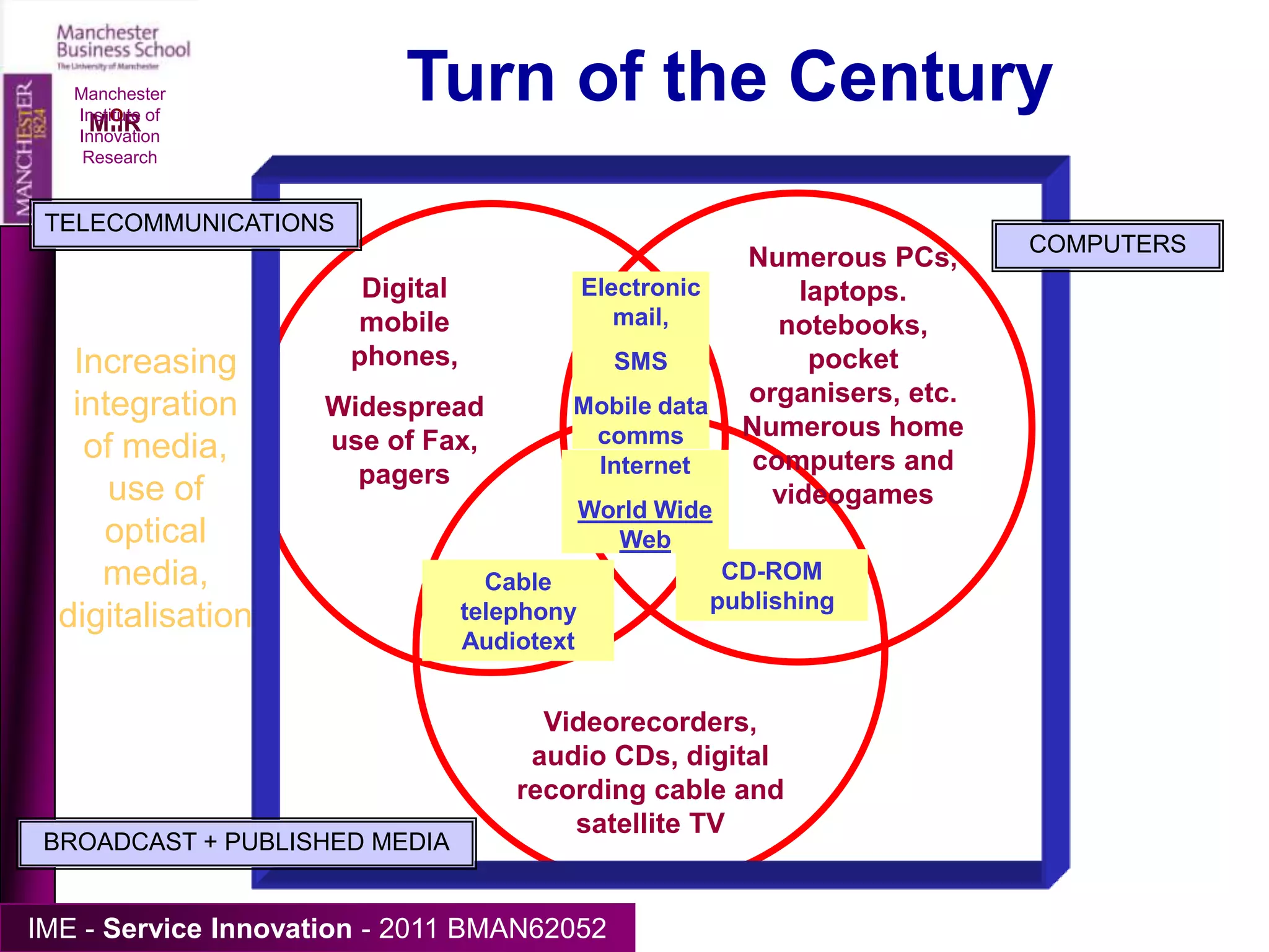 Manchester Institute of Innovation ResearchThree Uses of Information