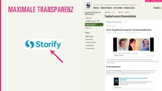 MAXIMALE TRANSPARENZ
 