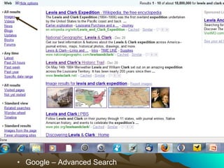 Google – Advanced Search 